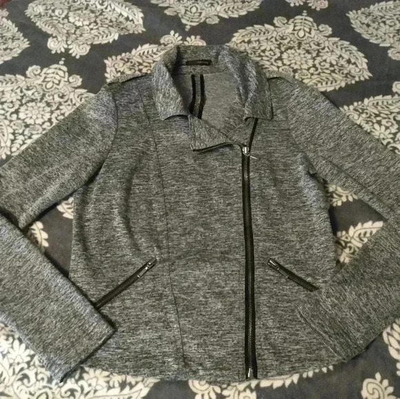 Maurices Jackets & Blazers - Maurices size medium gray zipper bomber jacket